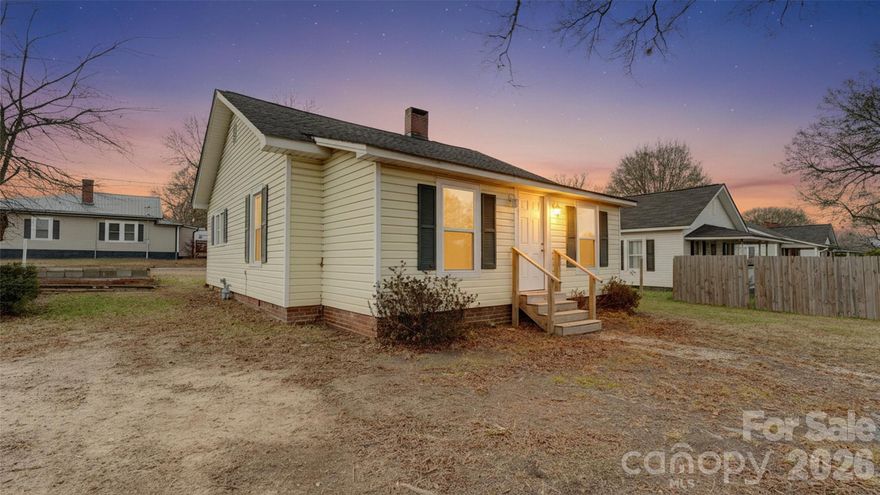 Charming cottage home in Prime Kannapolis Location!! Welcome to this beautifully maintained 2-bedroom, 1-bath home in the heart of Kannapolis. Open Kitchen/living room concept. Kitchen boasts an eat-in bar and plenty of cabinets. Large mud/laundry room.There is also space in the front of the home that can be used as a flex area or home office. Enjoy the convenience of being just minutes from shopping, dining and medical facilities, with easy access to the interstate for a smooth commute. Whether you're a first-time home buyer, downsizing or looking for a low maintenance investment, this move-in ready home is a fantastic opportunity.This property can also be sold with MLS#4326796
