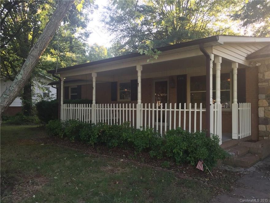 Over 1 Acre with Pond in China Grove! Nice full brick home that has all new flooring, freshly painted, professionally cleaned, pressure washed plus a Brand New HVAC. Lots of living area in this home with a large sunroom as a bonus. Includes 2 Detached 2 car garages & lots of extra parking! You'll love the big front porch.On a nice corner lot within walking distance to China Grove Elementary,shops, restaurants, & minutes to Hwy 29 and I-85. You will love the hometown feel that this town offers.