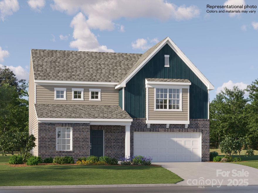 The Blake floorplan is a two-story home designed for gracious living and modern comfort. A fourth bedroom frames the foyer, while an open-plan layout connects a generous Great Room, well-equipped kitchen and intimate breakfast room at the back of the home. A large loft and all three bedrooms are perfectly situated on the top floor, including the serene owner’s suite with a private bathroom and walk-in closet. Plus, our signature Everything's Included program means you will get quartz or granite kitchen countertops, stainless steel appliances, luxury vinyl plank flooring, and so much more at no extra cost! Creekside Cottages is located in beautiful Bessemer City in Gaston County. Residents will enjoy future onsite amenities including a playground, dog park and multiuse trails. Creekside Cottages is located conveniently nearby highways, medical facilities Crowders Mountain, Gastonia, Belmont, and Kings Mountain Golf Course.