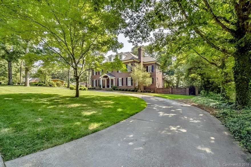 Unrivaled attention to every detail. Brick 2.5 story located in the heart of Foxcroft, a signature neighborhood. .73 acre lot. 3 stairways, Family room opens to kitchen. Finished 3rd level. Main level master retreat. Separate living quarters. High ceilings. Covered rear porch. Enclosed backyard. Circular drive.