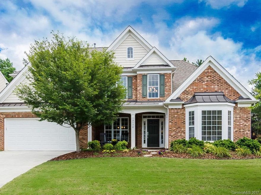 Back on the Market! No fault of the seller. Gorgeous house, fabulous lot on cul-de-sac. MAIN: Spacious Great Room w/gas fireplace. Dining Rm w/custom moldings, Butler’s Pantry. Eat-in kitchen w/granite, stainless app, gas cooktop, tile backspl, island, big pantry. Lovely Master w/tray ceiling, tub, walk-in shower, huge closet. Office. Hardwoods throughout. UP: 3 more BR+2 BA, Big Bonus Rm, 2 Walk-In Attics LOTS of storage. Treed backyard plenty of room 2 relax/play, neighborhood pools/playground