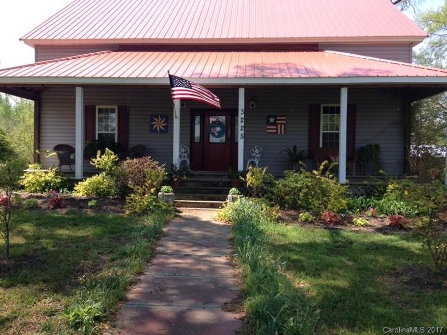 Rustic Farmhouse with all the Southern Charm! Home was Harmony Gin cotton farm. Original refinished Hardwood floors, plank ceiling upstairs and some plaster walls. New Metal Roof (2016) and HVAC (2014). Windows, electrical and plumbing have been updated. Original doors and woodwork thru out most of the home. 30x60 Pole Barn has water, power, and 2- 20 volt for convenience. Country Kitchen is cute as can be! Enjoy the outdoor off the Front porch or the 17 x 12 Screened porch. Minutes off I 77.