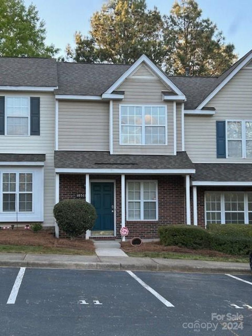 Welcome home to this inviting 2 bdr/2.5 bathroom townhome that is equipped with stainless steel appliances, granite countertops, fresh paint, new flooring and carpet throughout the entire home.  Each bedroom has it's own personal ensuite bathroom and there is a half bathroom downstairs for guests.  The home was the complex original model home.  It's perfect for roommates or a small family.  The location is close to UNC Charlotte and major highways. The seller has put meticulous time and money in getting this townhome in move in key ready condition!  It's ready for your most pickiest client as they won't be disappointed!   The sellers will provide a home warranty with an acceptable offer. Please note it is scheduled to be professionally cleaning on April 15th.