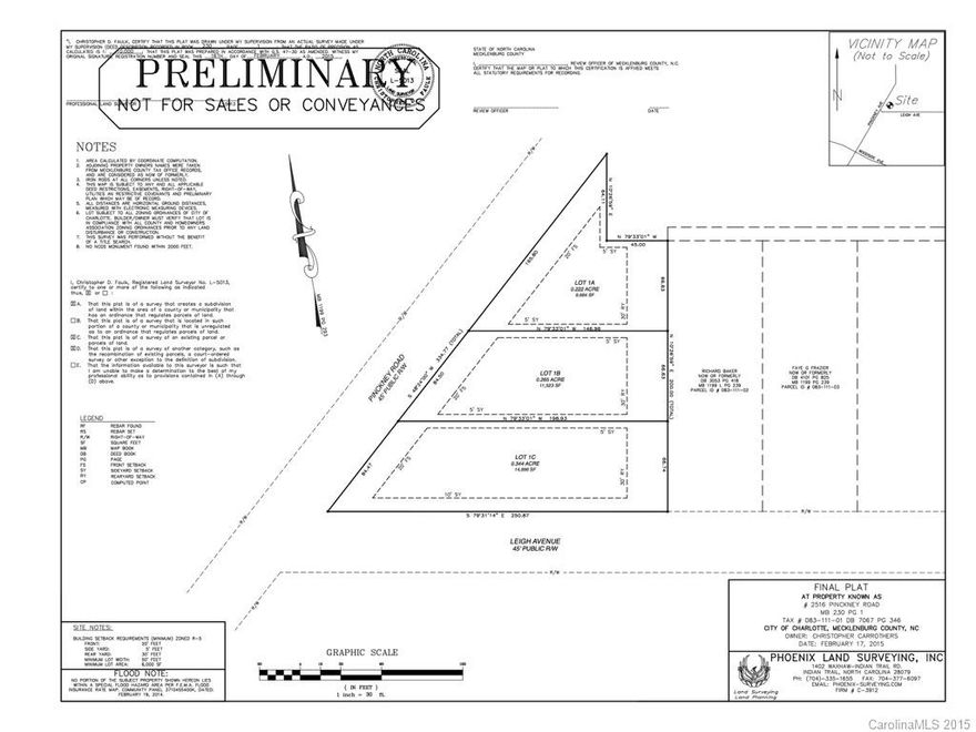 3 large Lots in busy Villa heights one short block from NoDa restaurants and breweries. Seller has surveys and preaproval for 3 lots once home is demolished