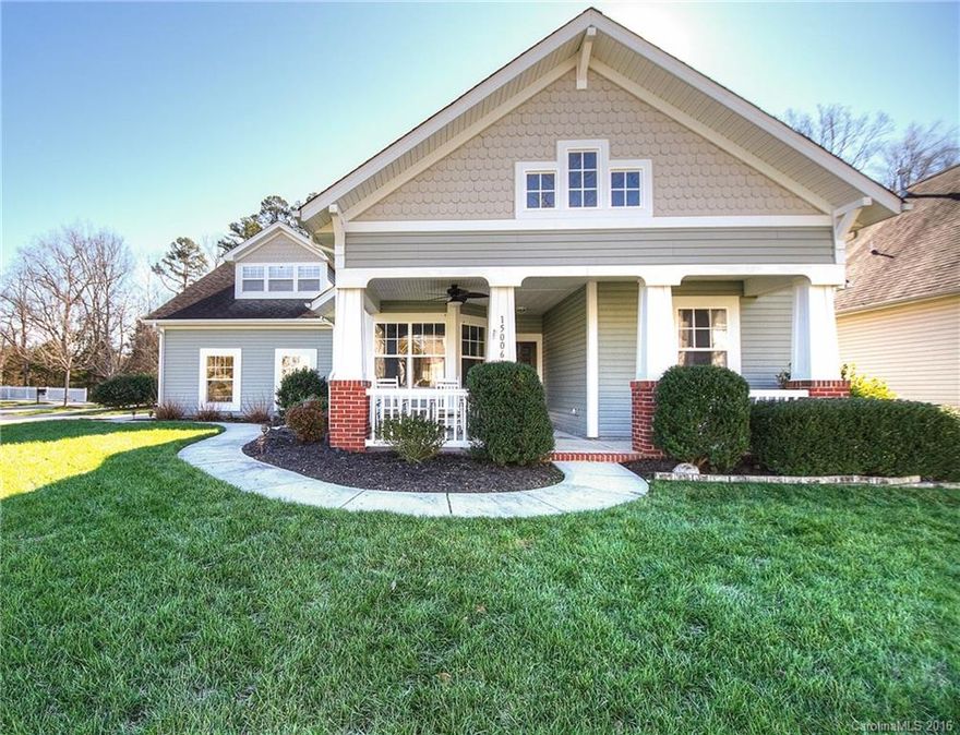 From the over sized front porch w/ room for rocking chairs, to the lush & private corner lot and the theater room over the garage, this home will be a place you love to come home to. The open kitchen, breakfast area and living room is perfect for entertaining.  The windows w/ large transoms allow tons of light in the living space.  Never fill tanks for your grill again with the natural gas connection.  All this is just minutes from shopping, dining and all the Lake Norman area has to offer!