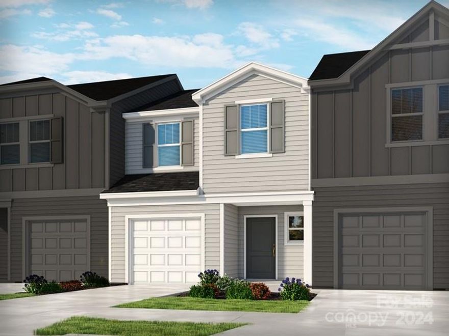 Brand new, energy-efficient home available NOW! Featuring our Elemental Interior package. Prep dinner at the kitchen island while mingling with guests in the open-concept family room. Upstairs, the spacious primary suite features dual sinks and a walk-in closet. A convenient second-story laundry simplifies the chore. Ashe Downs brings low-maintenance, energy-efficient townhomes to desirable Fort Mill, SC starting at the $300s. Whether you're enjoying date night at Kingsley, exploring local breweries in downtown Fort Mill or shopping the latest trends at Baxter Village, there's no shortage of things to do. With I-77 and I-485 just minutes away, enjoy easy commutes to Uptown Charlotte, Ballantyne and highly rated York County schools. Schedule a tour today.  Each of our homes is built with innovative, energy-efficient features designed to help you enjoy more savings, better health, real comfort and peace of mind.