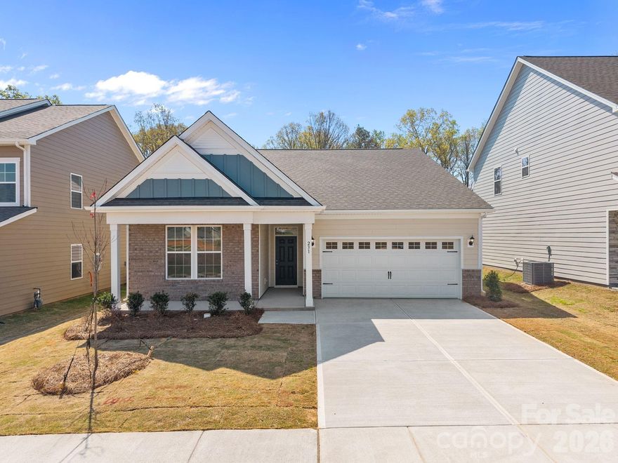 Welcome Home! Built by the 2025 National Builder of the year, the Belair II plan featuring 3 bedrooms and 2 baths on the main level. This home offers an open living area with covered front and rear porches. The kitchen includes quartz countertops, a large island, an oversized walk-in pantry, and a gas range. The primary suite offers a walk-in closet and a double-vanity bath with quartz countertops, with the laundry room on main level for added convenience. Upstairs includes a large loft, huge walk in closet, and walk in attic space for mechanicals and storage.   Don't miss out on this amazing home!