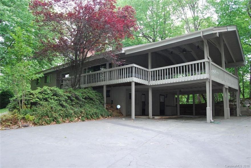 Quiet mountain living at Lake Toxaway. Enjoy a view of the lake from the huge covered porch, a perfect place to entertain, or sit by the large stone fireplace on cool mountain nights. Home is 3BR/3BA.

This is a Fannie Mae Homepath property.