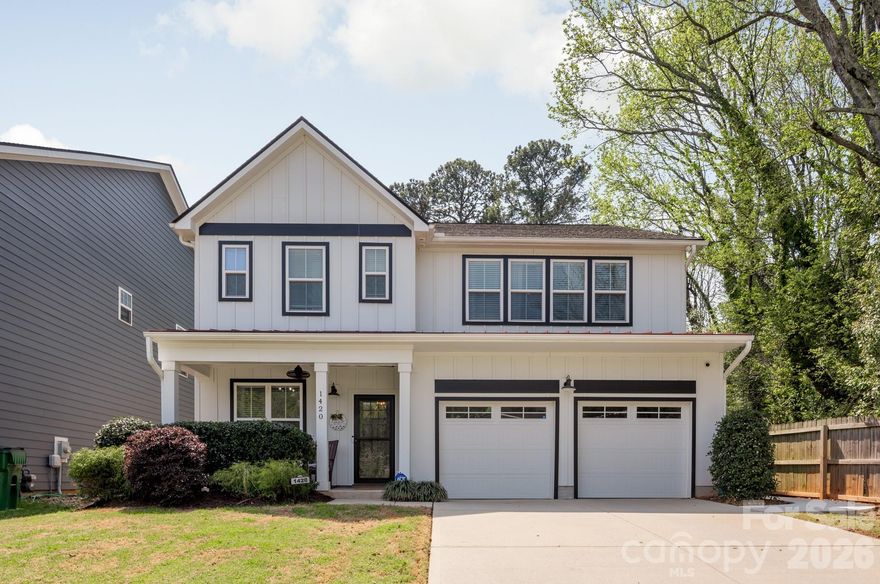 Perfectly positioned just off The Plaza and minutes from the energy of NoDa, Villa Heights, and Plaza Midwood, this beautifully upgraded home blends thoughtful renovations, designer finishes, and exceptional indoor-outdoor living.
The heart of the home is the fully updated 2023 kitchen, designed for both everyday living and entertaining. A stunning 10-foot island topped with leathered granite anchors the space, complemented by a custom dry bar with wine fridge and an open layout that flows seamlessly into the main living and dining areas. Throughout the home, designer touches such as custom moldings, wallpaper accents, and a stair carpet runner add warmth and character.
The flexible floor plan includes four bedrooms and three full bathrooms. A main-level bedroom and fully renovated guest bath with new tile and a custom vanity offer the perfect setup for guests or a home office. Upstairs, the spacious primary suite provides a private retreat with an updated shower featuring new tile and a built-in bench. The primary closet has been expanded into a truly impressive dressing space with custom built-ins. Two additional bedrooms complete the upper level, including an oversized fourth bedroom created from the former bonus room.
Outdoor living is where this home truly shines. The backyard was designed for gathering and relaxing, featuring a custom paver patio with built-in fire pit, landscape lighting, retaining wall, and a beautiful gazebo with lighting and fans to create a comfortable covered entertaining space year round. Additional features include a two-car garage with custom built-in storage and thoughtful upgrades throughout. All of this is located just minutes from the restaurants, breweries, and nightlife that make NoDa, Villa Heights, and Plaza Midwood three of Charlotte’s most sought-after neighborhoods.