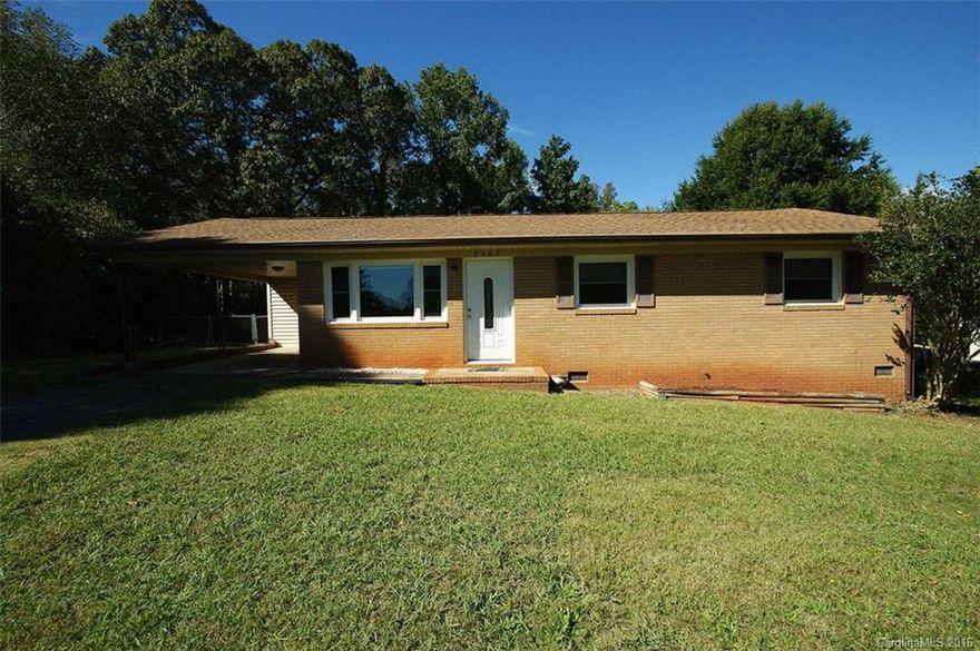 Move in Ready! Home features 3 bedrooms,1 full bath, new kitchen range,new carpet, new HVAC, light fixtures,newer windows plus hardwood floors in the bedrooms. Through sliding glass doors is a large flat  backyard that backs up to woods. This home would be wonderful for first time home buyers or down sizing.