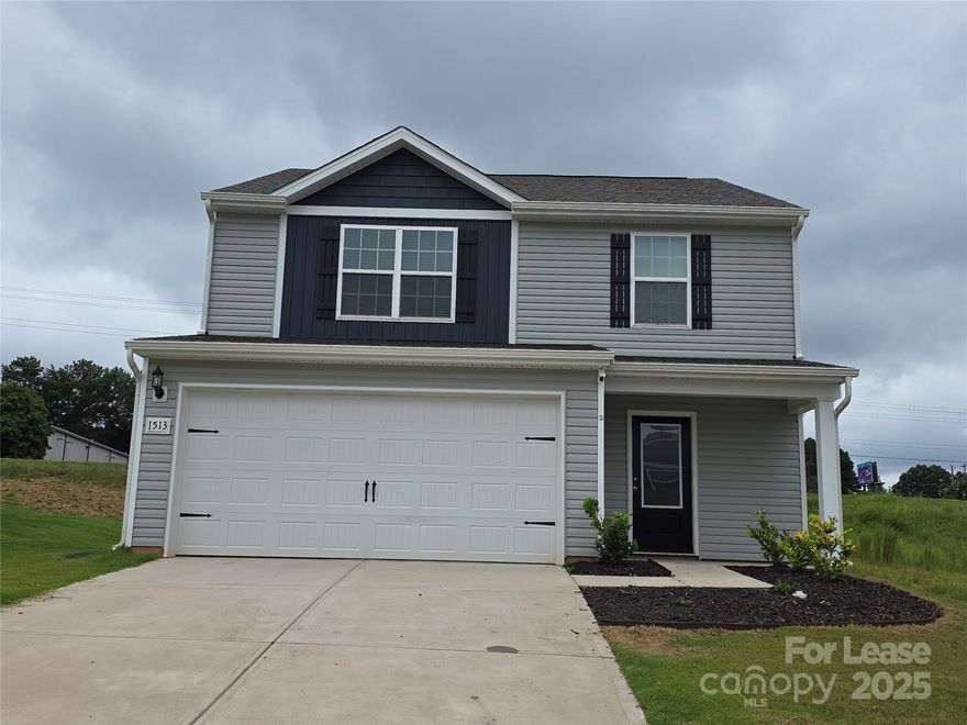 This stunning two-story home in the McKee Creek community offers a four bedrooms and two-and-a-half bathrooms with a two-car garage. The open-concept layout seamlessly connects the kitchen, dining, and living areas, perfect for entertaining. The chef-ready kitchen boasts granite countertops and a large center island along with stainless steel range, refrigerator, dishwasher, microwave rangehood, and disposal. Upstairs, the master retreat with vaulted ceiling features a private bathroom with a walk-in closet. House has gas heat and central air. McKee Creek also offers great amenities, including a playground, BBQ pits, walking trails, and a picnic area, ideal for relaxation and recreation.