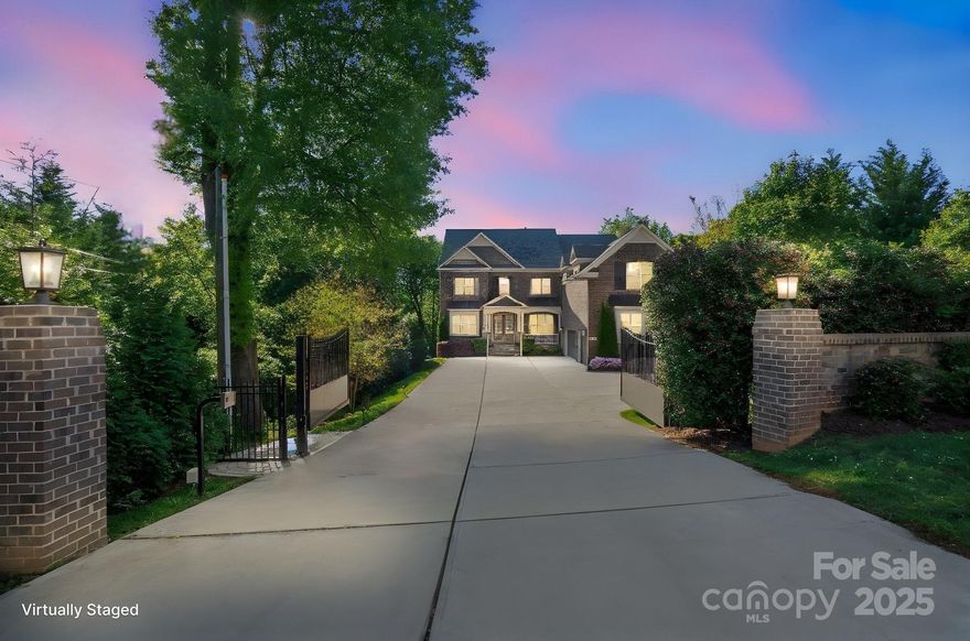 Welcome to this exquisite home nestled in South Park! This elegant two-story basement home in a gated setting sits privately. Its transitional style merges modern flair with classic appeal, offering warmth and sophistication. Step inside and discover bright interiors flooded with sunlight. Spacious living spaces flow effortlessly, ideal for entertaining. The gourmet kitchen boasts premium appliances and opens beautifully into a grand family room.  Convenient storage under kitchen bench for kitchen gadgets. The main floor features an inviting guest suite with private bath and a refined office. Upstairs find roomy guest bedrooms, a bonus area, & an upscale primary suite complete with a spa-inspired bath, generous walk-in closet, and a secluded deck. The finished basement includes another guest room, bar, theater, gym, & spacious lounge. Outdoors, the private grounds present a tranquil escape, highlighted by a pool and hot tub. This treasure embodies contemporary luxury.