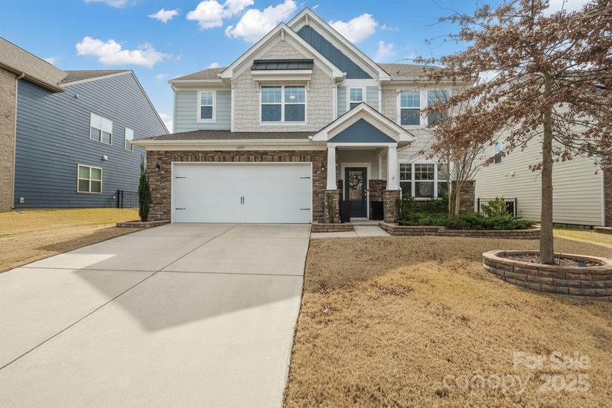 Welcome to this beautiful home that blends modern finishes with comfortable living. The home offers generous living spaces and an open concept layout that is perfect for entertaining or everyday living.  The kitchen is well appointed with generous counter space and storage, along with a huge pantry and lots of shelving.  The home office is conveniently located on the first floor and looks out to the front yard.  Upstairs you'll find a great loft area that is the perfect flex space for a second den or exercise area, a large laundry room with storage and four spacious bedrooms.  If outside living is more your style, the front porch is a great place to sit in the shade or enjoy your fenced in rear yard with a paver patio.  This home is situated in the highly desirable Palisades golf course community, where you can enjoy amazing amenities like the clubhouse, fitness center, tennis courts, playgrounds, walking trails and more.