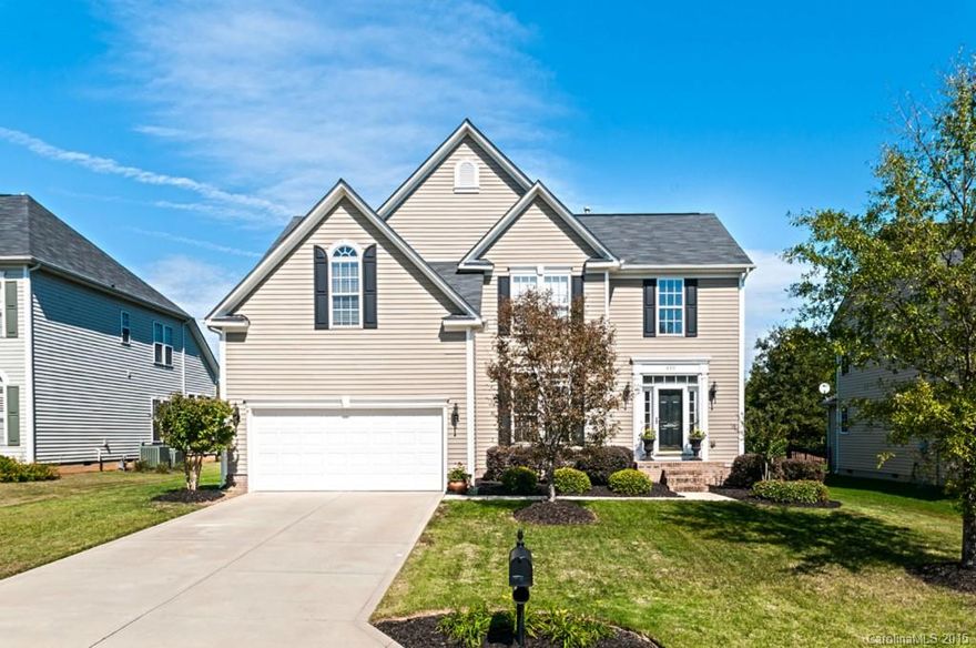 An abundance of natural light throughout this home with transoms in the front entry and great room. Beautiful solarium downstairs accents the open floor plan perfectly. Must see exterior oasis provides fenced in yard & an extra-large patio with deck. The interior & exterior of the home have been prewired for surround sound and speakers with dual zone controls. Lofted space in the garage for additional storage. New carpet, fresh paint, remodeled master bath, many upgrades in this fantastic home!