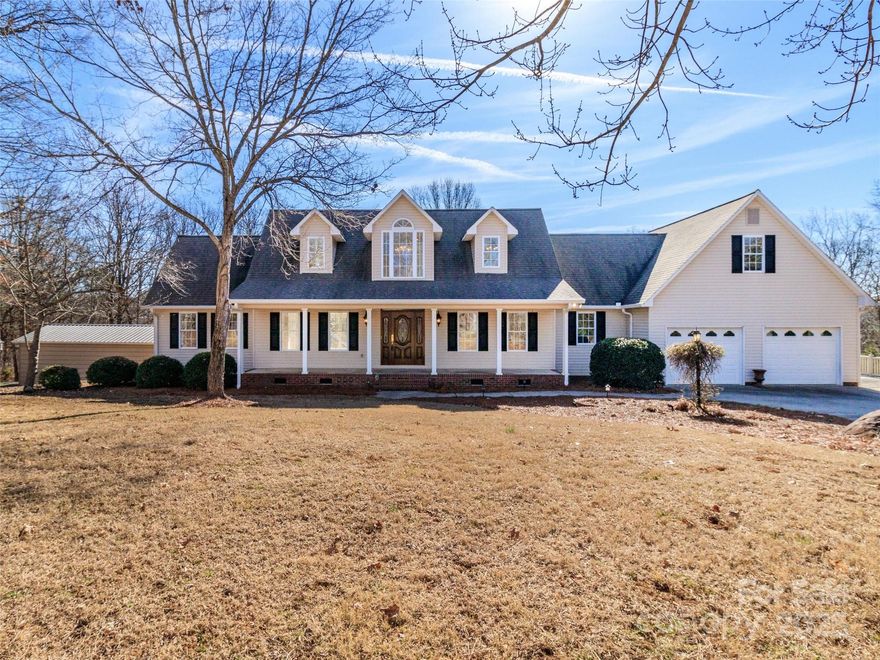 **We are in receipt of multiple offers** Set on over 3.5 acres of stunning wooded land in Albemarle, this home was meticulously maintained. With wooded views & incredible sunsets, this property offers both tranquility & space to enjoy nature’s beauty year-round. You'll find light-filled living areas, including an inviting basement that boasts an entertainment area complete with a cozy fireplace. The basement also features an extra room & a full bath, making it perfect for guests or as a rec room. The primary suite is a true retreat with natural light & a luxurious en suite bathroom, large soaking tub & dual vanity. A large bedroom located above the garage ensures privacy & comfort. For outdoor enthusiasts - a spacious, detached workshop on the property with plenty of space for tools, equipment, or storage & additional space in the lower level for utility vehicles or toys. This home is the perfect blend of privacy, luxury, & practicality with incredible storage options & scenic views.