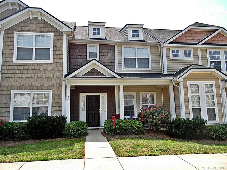 Spacious 2 BR/2.5 BA townhome has a fantastic floor plan! Main level features living room w/ fireplace, dining area, open kitchen w/ bar seating & hardwoods in foyer. Master bedroom has vaulted ceilings & is an ideal size. Secondary bedroom could also be an additional master & has its own full bath.  Fabulous location is near hospital, I-77, shopping, dining & more. Own for less than you can rent! Move-in-ready & waiting for you. Seller offering $3,000 Carpet/Paint Allowance w/ acceptable offer.