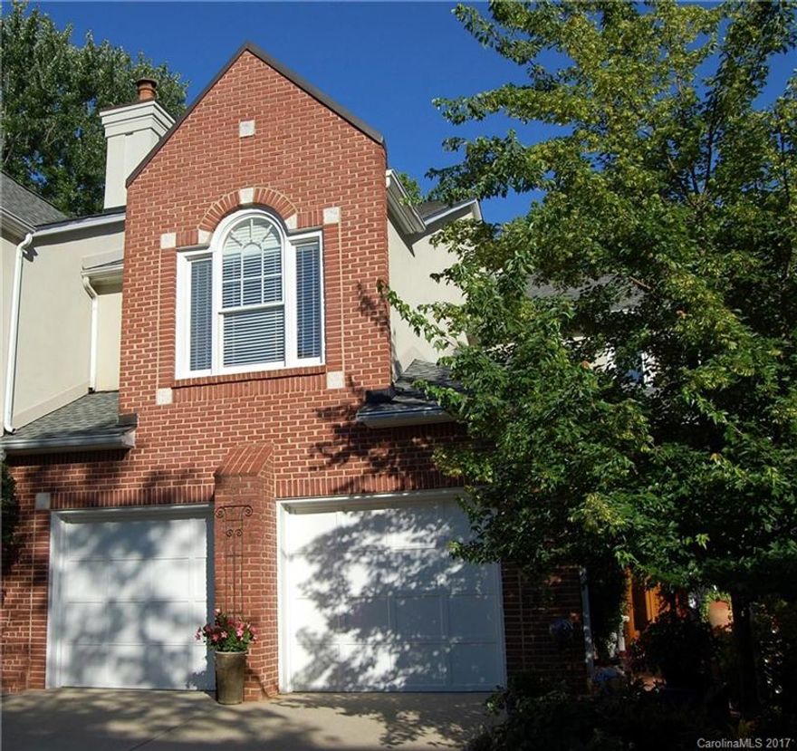 Extremely Impressive Trans. Townhme ; walk to elem School and Amenity Center w/pools, fitness etc; Fab, 1st fl MBR w/ Cath. Ceil. sep. dress rm, 2 WI closets & priv. bth w/h huge shower, jetted tub, His & her Vanities; Formal DR, 2 sty GR, Gas logs in FP flanked by custom white built ins; Fully equipped Kit w/pantry,  undermount lighting, butler's pant. Loft/Bonus & two huge bdrms up w/ W/I closets; Incred. flagstone patio, walled in courtyard  & plants make this space a lush, peaceful oasis!