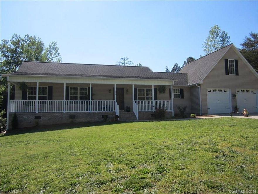 This home is READY TO MOVE IN ! Great covered front porch; back deck overlooking inground pool and fenced yard with pool house for evening gatherings. Many updates including floor coverings, kitchen appliances & granite counters, painting, pool pump, mosaic tile bar at pool house. Open floor plan is great for entertaining family & friends. Bonus room above garage has endless possibilities. 2-car attached garage. Home is at cul-de-sac in a great neighborhood.