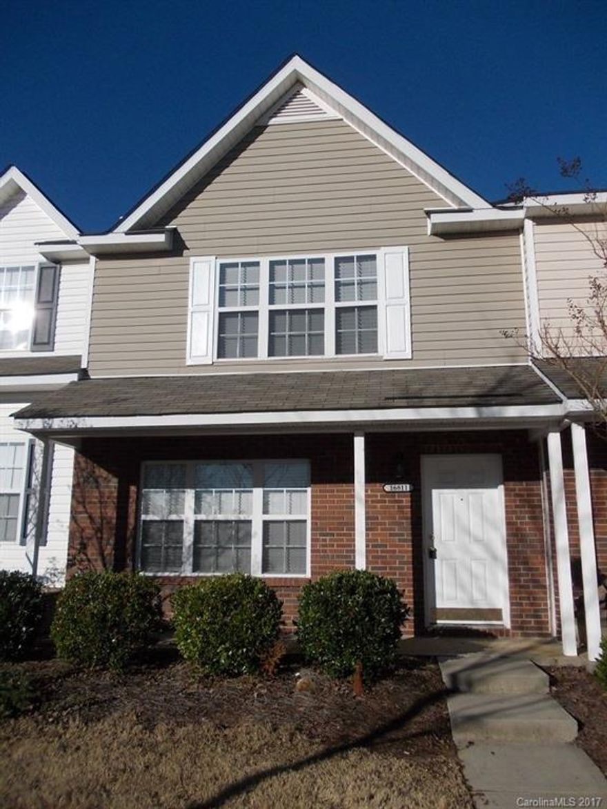 This 2 story townhome features 2 bedrooms, 2.5 bathrooms and over 1300 square feet. The lower level has a large living room with fireplace, dining area, half bath, pantry, laundry room, spacious kitchen with island and lots of cabinets. Upper floor has 2 master suites each with their own walk in closet and private bathrooms. Each bathroom has dual vanity and large tub. The home is located in the desired Old Stone Crossing community just off Caldwell Rd. near Back Creek Church. Convenient to UNCC area, Harrisburg and I-485.