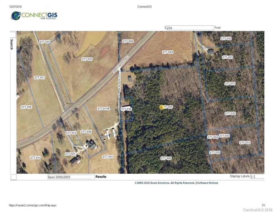 10.5ac, mostly level, HOUSE IS NOT HABITABLE!  Selling for land value only, convenient to Hwy 70, Cleveland, Mooresville, Statesville