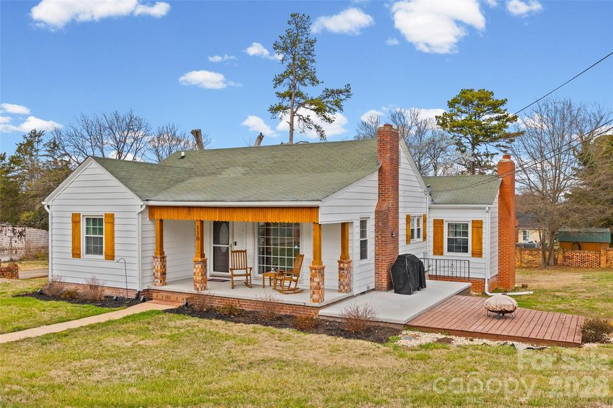You won’t want to miss this charming home, ideally located just minutes from downtown Belmont and Mount Holly. This 3-bedroom home offers two bedrooms on the main level and a third in the recently finished basement. The kitchen features numerous upgrades, including new appliances, countertops, and backsplash, while the beautifully renovated and expanded full bath adds both style and comfort. Two spacious living areas provide exceptional flexibility for entertaining, relaxing, or working from home. Recent interior and exterior paint gives the home a fresh, move-in-ready feel. Step outside to enjoy the large backyard, historic brick wall, inviting front porch, and side deck—perfect for outdoor living. Conveniently located near Catawba Heights Park, Catawba Elementary, Belmont Abbey College, and the new Belmont hospital system.