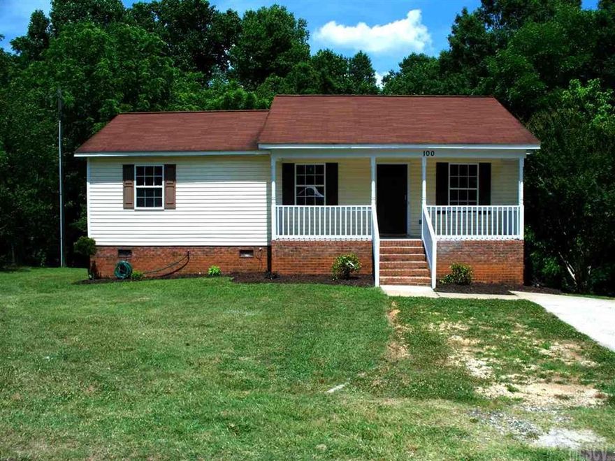 This cute and updated home close to Cherryville High School is one you don't want to miss!  Features include a large spacious kitchen with granite countertops; carpeted living room with vaulted ceiling; ceiling fans in living room and three bedrooms; spacious hall bathroom with shower/tub enclosure; laminate cherry finish floors; master bedroom suite with full bathroom and shower/tub enclosure; hallway laundry room; spacious country porch with white railing; fun cookout deck off the kitchen; large, spacious front and back yards with many beautiful hardwood trees; newly landscaped; and closets galore.  Come take a look!