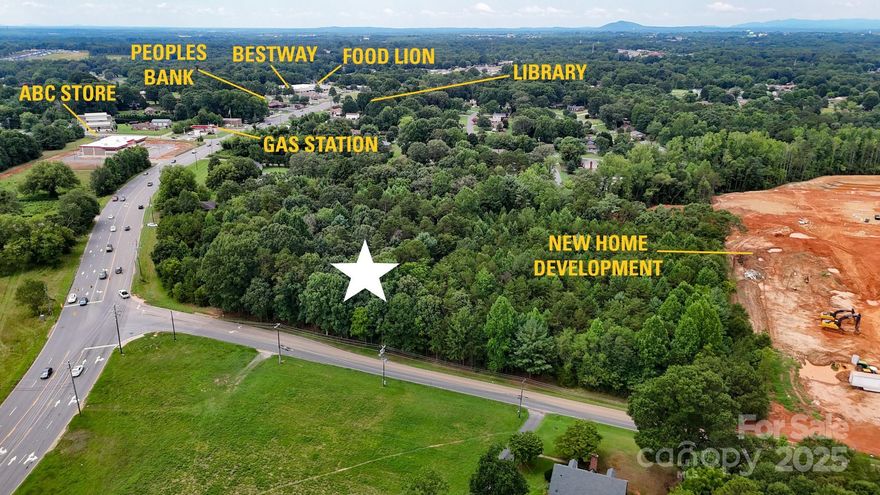 Commercial acreage for sale in Hickory, NC! This property includes 3 adjacent parcels totaling 3.34 acres in size with high visibility & level topography. Property sits at the intersection of Springs Rd NE & Kool Park Rd NE with over 300' of road frontage. Located in a high-traffic area with tons of development nearby! Property is zoned NC for Neighborhood Commercial which allows for general commercial, multi-family & residential uses. See zoning permitted use table in attachments. Public water available at the street, tap-fee required. Adjacent 2.26 acre parcel is also available for sale, see MLS #4281991 for details. Do not miss this opportunity, contact listing agent for more information!