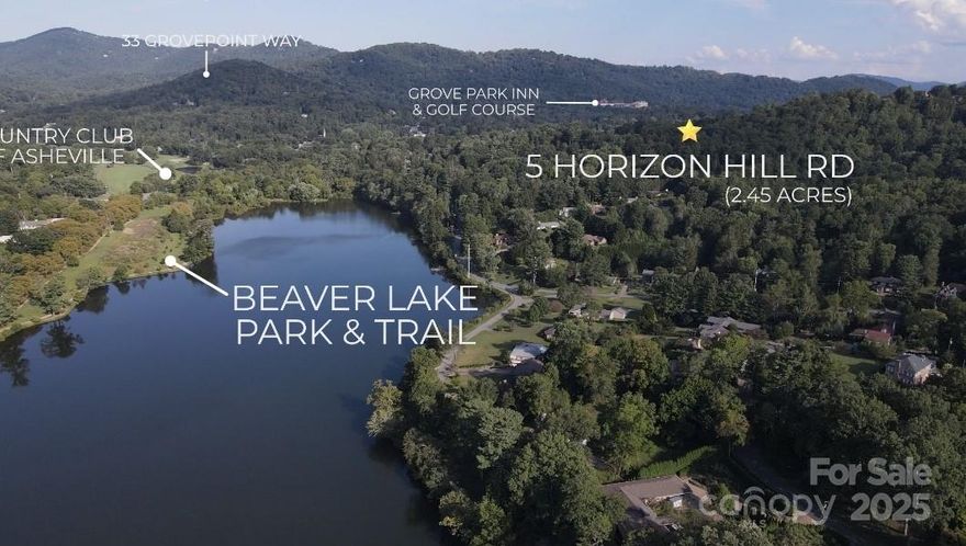 An extraordinary opportunity awaits in one of North Asheville’s most coveted enclaves, Lakeview Park Estates.  This 2.45-acre parcel is one of the largest properties in this treasured neighborhood,  offering possible long-range mountain views and unparalleled access to the city’s finest amenities. Imagine designing a custom residence/estate with a daylight walkout basement on a gently sloping site, within walking distance to Beaver Lake Park, Asheville's only recreational lake. Only minutes from downtown Asheville, Merrimon Avenue restaurants & shopping, the Country Club of Asheville, The Grove Park Inn, and scenic walking trails. With few opportunities left in this coveted area to build new construction with sweeping mountain vistas, this property represents the rarest of possibilities. Boasting no HOA and no timeline to build, this site provides ultimate freedom to craft an estate that perfectly reflects your vision. The property's natural slope and generous acreage create a dramatic canvas for indoor-outdoor living, capturing the essence of the Blue Ridge Mountains in every view and every season. The perfect location and setting to build your private sanctuary, this property offers a once-in-a-lifetime chance to embrace Asheville’s most desirable lifestyle: serene mountain living, sophisticated amenities, and effortless proximity to the cultural, culinary, and recreational offerings of North Asheville and downtown.