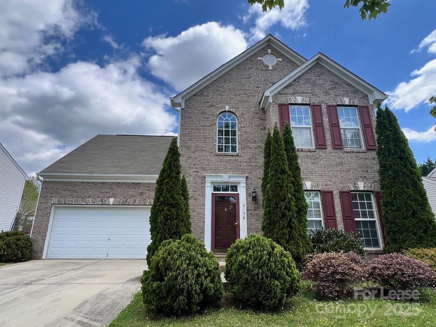 2-story home in the Tanners Creek neighborhood in Huntersville! The floor plan has main level with Foyer that leads you to the Formal Dining Room with wainscoting, Great Room with a gas log fireplace, open Kitchen with Pantry and Breakfast area with new flooring, Half Bathroom and a Sunroom with lots of windows for natural light to shine in. The upper level has 2 Bedrooms that share a 2nd Full Bathroom, a large Bonus Room/Office area, the Laundry Closet as well as the Primary Bedroom Suite with a walk-in closet, garden tub and separate shower. The backyard is Fenced and has Patio area. The Tanners Creek community has a pool and playground located on April Mist Trl, as well as a convenient location near Birkdale Village, Novant Hospital and I-77 and I-485. Tenant is responsible for all utilities and lawn maintenance. No Smoking and absolutely NO PETS are allowed. This rental can be available one week from an approved application!