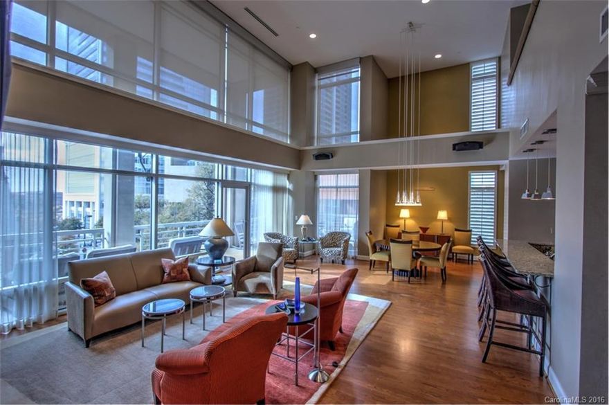 The amazing Bella Vista at the Ratcliffe is available for purchase. Absolutely, the BEST Rotunda terrace with panoramic views in all of Downtown. Feel the pulse of the city, enjoy parades & fireworks from your home. Stroll the Green downstairs, or take in a Panthers game. Museums & restaurants at your doorstep.Exceptionally large condo, 4 bedrooms (2 Masters), Sauna, Steam Shower, Exercise, Floor to Ceiling Windows, Professional appliances. Corner Unit. Property is being re-measured.