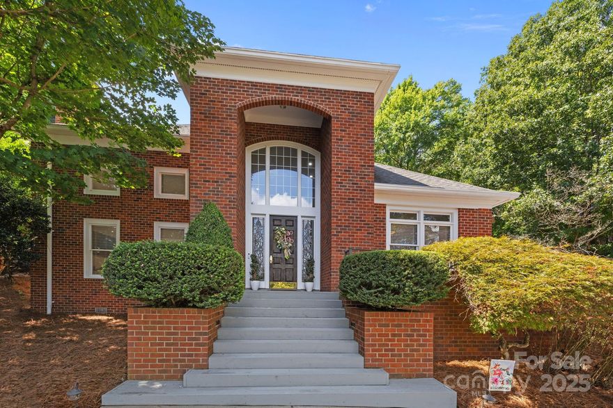 Exceptional opportunity in gated Cramer Mountain Country Club! This stately brick residence epitomizes upscale living in a gated club community.  Transferrable full golf membership comes with the home(monthly dues apply)—championship golf course, tennis courts, swimming pool, clubhouse dining, and social events.  Spacious showpiece foyer flows into wide, light-filled living areas with hardwood flooring throughout and classic architectural touches.  Kitchen features Stainless steel appliances and granite counter tops.  Primary bedroom is on main with double walk in closets, bathroom features granite counter tops with large garden tub and separate shower.  Upstairs bedrooms each have their own full bath attached.  Home features tankless hot water heater and crawl space is fully encapsulated with foam walls and dehumidifier. Huge walk in attic and upgraded floors in garage.  Back yard has a gazebo and fenced in yard. 4th BR currently configured as an office.