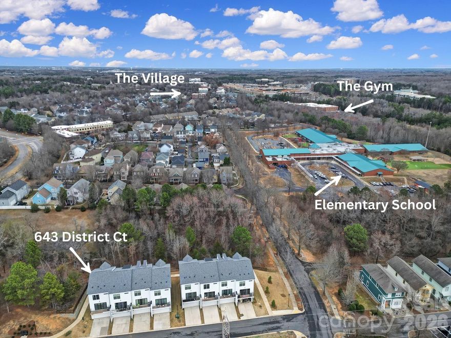 Discover luxury living in this brand-new (less than 1 year old) end-unit 4-bedroom townhome in the heart of Baxter Village. Featuring a 2-car garage and upscale finishes throughout including quartz countertops, LVP flooring and remote controlled shades in the kitchen. This home also includes a refrigerator, washer, and dryer that convey. Enjoy a true walkable lifestyle with shops, restaurants, a gym, hiking and biking trails, tennis courts, pools, and community events like music in the park just steps away. Ideally located with easy access to the airport and less than 30 minutes to uptown Charlotte, this is elevated living at its finest. This property is still under all the builders warranties.