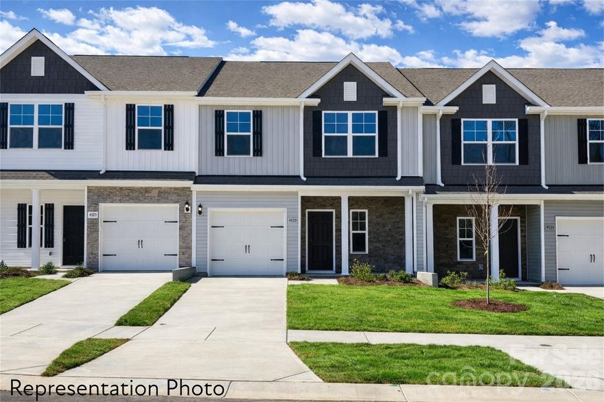 Big Promos are being offered! Let us help you break your lease! Low HOAs and exterior maintenance is included. These is a 3-bedroom with LOFT! It has a  thoughtful layout and the upscale finishes are included in the price. 
The Emery plan features a large kitchen peninsula that overlooks the main living, dining, and flexible space—perfect for entertaining and everyday living.
Designer interior color packages are available, all included in the list price, so there are no surprise upgrade costs after contract. Homes feature timeless selections with soft grays, crisp whites, and natural wood tones throughout. Luxury vinyl plank flooring runs through the main living areas, all full bathrooms, and the laundry room for both style and durability.
Upstairs, you’ll find spacious secondary bedrooms PLUS a loft. The laundry room is conveniently located near the bedrooms, making daily routines effortless.  All of the homes are representation photos. Some of the photos have been AI generated and colors may not be completely accurate. Each townhome includes a 16-foot privacy fence separating units, with potential HOA approval to extend fencing after purchase—allowing homeowners to create an even more private outdoor space.
A perfect blend of modern design, transparency in pricing, and low-maintenance living—Abershire offers style, comfort, and value in a brand-new community.