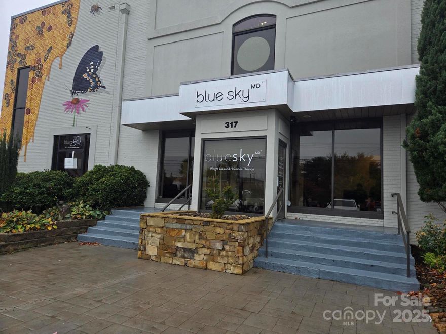 Office/Medical Condo #4 Now for Sale in Downtown Hendersonville on N. King St.  5,918+/- SF office space with 18 parking spaces included on the deed and additional on-street parking available.  Current Tenant will move out within 12 months.  Prime location in the heart of Downtown Hendersonville.  Broker Requires 48 hour prior notice to show the unit.