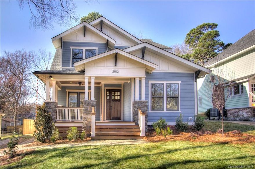 Another Beautiful New Construction Home by Carolina Craftsman Builders!  Please contact builder to hear of other homes in the neighborhood coming up.  Located on tree-lined street in desirable Chantilly.  Incredible attention-to-detail and finishes throughout the home.  Gas Fireplace with built-in cabinetry.  hardwoods throughout.  Breathtaking kitchen with 48" commercial style range, oversized walnut kitchen island top that is great for entertaining. Master Up & Down. Much more!  A Must See!