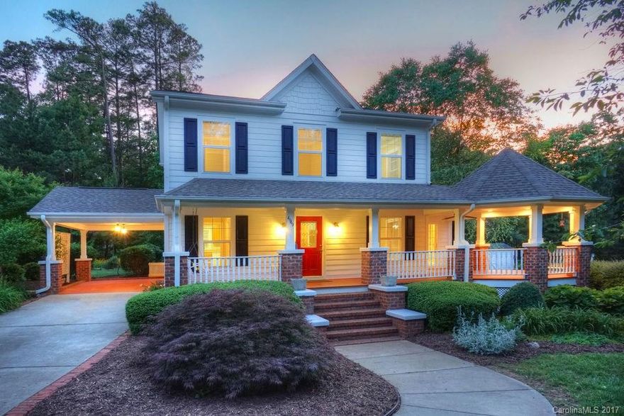 A RARE WATERFRONT GEM COMPLETE WITH A GUEST HOUSE! ENTERTAINING IS A SNAP WITH THIS BEAUTIFUL VICTORIAN STYLE WATERFRONT HOME W/PRIVATE COVERED DOCK, HUGE WRAP AROUND FRONT PORCH, LARGE 1ST FLOOR MASTER & OPEN FLOOR PLAN. GUESTS OR IN-LAWS WILL LOVE THE COTTAGE THAT FEATURES A SEPARATE DRIVEWAY, DECK, CATHEDRAL CEILING, BEAUTIFUL KITCHEN, OPEN FLOOR PLAN, BEDROOM & BATH. NO HOA! DOCK HAS BEEN DREDGED. LOVELY GARDENS, & VERY PRIVATE. IN A HIGHLY DESIRED SCHOOL DISTRICT W/CONVENIENT SHOPPING.HURRY