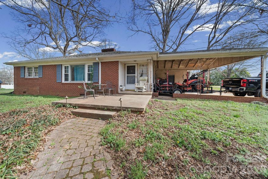 Spacious Single Story Ranch 3 bedroom 2 bath with a carport and out building located in Shelby. Priced to sell. Come and see it today. Sold As Is.