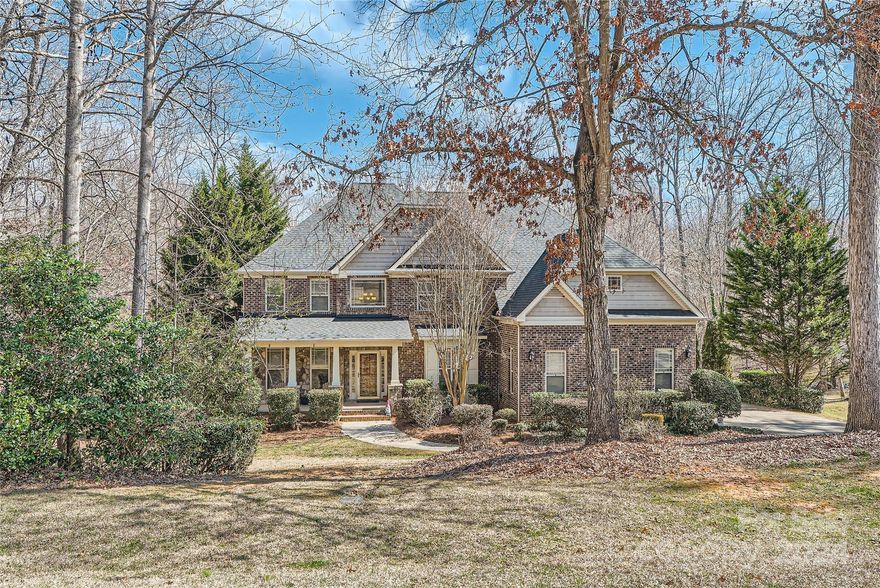Wow! Rare opportunity in Tallwood Estates, Union County/Fairview. 6 beds/5 full baths on a nearly 2 acre PRIVATE parcel! This open/practical James Custom Homes "Emily" floor plan is sure to meet all your family's needs. Cozy up in the great room near the stone fireplace, overlooking your private oasis which includes a large, PebbleTec in-ground pool w/waterfall, and air-conditioned workshop building! Round out the main level w/guest room w/full bath adjacent, a formal dining room and home office. Huge chef's dream kitchen complete w/2 pantries, gas cooktop, and abundant counter & cabinet space. Upstairs: Primary bedroom suite fit for a king, plus 4 more bedrooms, 2 having ensuite full baths, and 2 sharing a jack-n-jill. Large rec/playroom on 2nd level. Hardwoods on main, front staircase, and upstairs hall. New carpet in most of the bedrooms/rec room upstairs. New Roof '23! Tallwood Estates has +/- 130 large lot, high-end custom homes. No HOA. Piedmont Gas, county water & private sewer.
