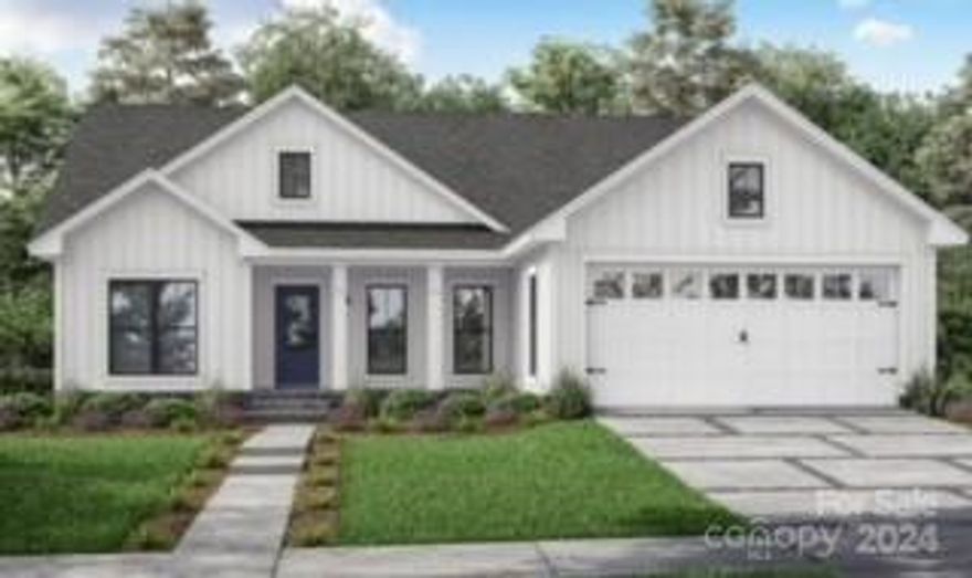 This three-bedroom, two-bath new construction home is situated on over an acre lot!  Featuring a beautiful kitchen with stainless appliances, custom cabinets, and granite countertops, this home is built to impress you.
