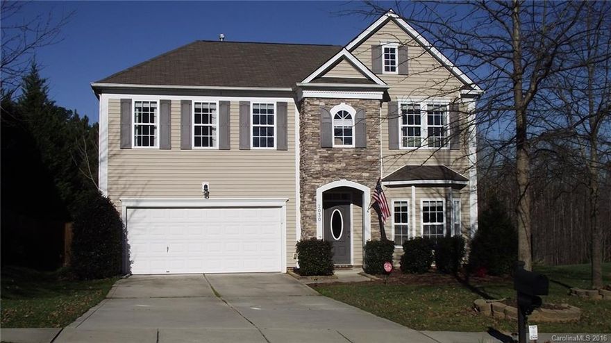 This immaculate home has a large newly built screen porch overlooking private backyard enclosed with a black aluminum fence.  Large kitchen has upgraded 42" cherry cabinets with hardwood floors, bar top seating and sunny breakfast area.  This  freshly painted house also has an oversized master suite with sitting area and huge master bath.  Lots of windows is throughout this house with an office with French doors on the main level and a large loft on second level for separate media entertainment.