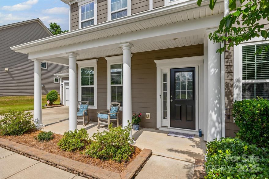 Beautiful 5-bed, 3-bath home in The Retreat at Rayfield with freshly painted hardie board. This open floor plan offers abundant natural light, ideal for daily living and entertaining. Features include a formal dining room, cozy breakfast nook, and a gourmet kitchen with granite countertops, large island, stainless steel appliances, and 5-burner gas stove. The luxurious master suite has a sitting area, walk-in closet, and spa-like en-suite. Four additional spacious bedrooms provide room for family and guests. Enjoy a private backyard with paver patio, fire pit, landscape lighting, irrigation, and screened porch. Community amenities include a clubhouse, pool, playground, and fitness center. Award winning schools, serving Indian Land Elementary, Middle, and High Schools. Benefit from South Carolina's low taxes and easy access to Charlotte and major highways. Luxury, comfort, and convenience in one of Indian Land's most desirable communities.