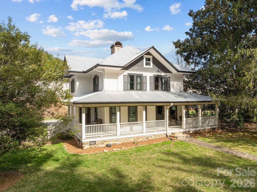 Beautiful, historic, TURN-KEY Airbnb home located only 10mins from Downtown Asheville - Zoned Residential & Commercial! Timeless character meets modern comfort in this 3 bedroom, 3 bathroom home set on nearly an acre, originally built in 1914. A stunning wrap-around front porch welcomes you in and offers the perfect place to relax and take in the peaceful surroundings. Inside, the living room serves as the heart of the home, creating a warm and inviting gathering space. The formal dining room is filled with natural light and provides a beautiful setting for meals and entertaining.

Throughout the home you’ll find charming details that highlight its historic character. Spacious bedrooms provide plenty of room to unwind, while the upstairs loft offers flexible space for a reading nook, office, or additional lounge area. Enjoy the recently updated kitchen & bathrooms. 

Currently operating as a successful Airbnb, the property also presents an excellent opportunity for continued short-term rental potential - Furniture can also be included with the sale for a true turn-key experience(w/ exception of a few pieces - see private remarks). All windows recently replaced. The property is also zoned commercial, offering a variety of potential uses, and the nearly one-acre lot provides the opportunity to subdivide, adding even more flexibility and future potential.

All of this just less than 10 minutes from the vibrant shops, dining, and entertainment of Downtown Asheville! Also listed as a commercial property - MLS#4357726.