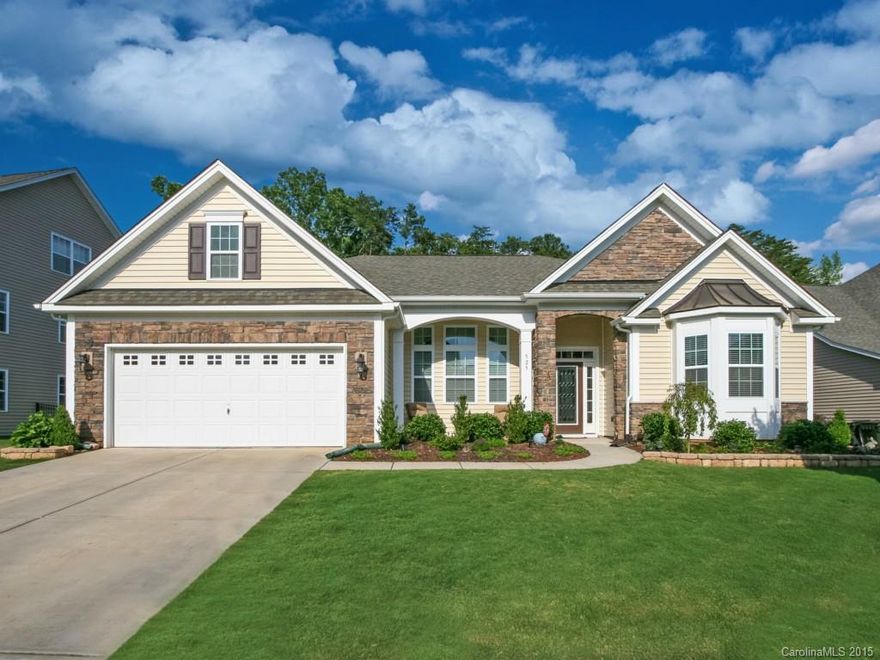 Beautiful Ranch Home in Lake Ridge with front and rear pampered yards. This 3 bedroom, 2 full baths and nice study with curtained french doors giving you an option of guest bedroom, as well. Open floor plan and has a gorgeous private patio and huge outside fire pit area with stone wall that backs to acres of tree preserve. Beautiful Amenity Center with Olympic size pool with slide, baby pool, 24 hour fitness center, tennis courts, playground and boating. Restaurants and shopping minutes away.