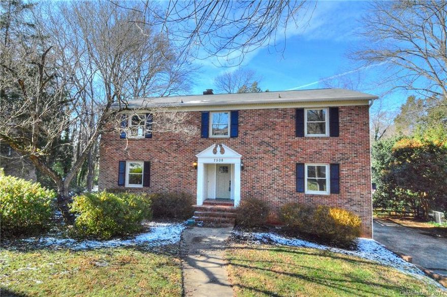 Beautiful full brick home in the Myers Park school district! Great traditional floor plan w/ large formals, cozy den w/ fireplace open to the updated kitchen w/new granite tops & stainless steel appliances. Huge master suite w/ spacious walk-in closet & updated master bath w/room to expand into the dressing area. 3 large guest rooms w/updated hall bath also on the upper level.Large basement flex space perfect for a bonus, workout or home office. Expansive deck overlooks the flat,fenced backyard!