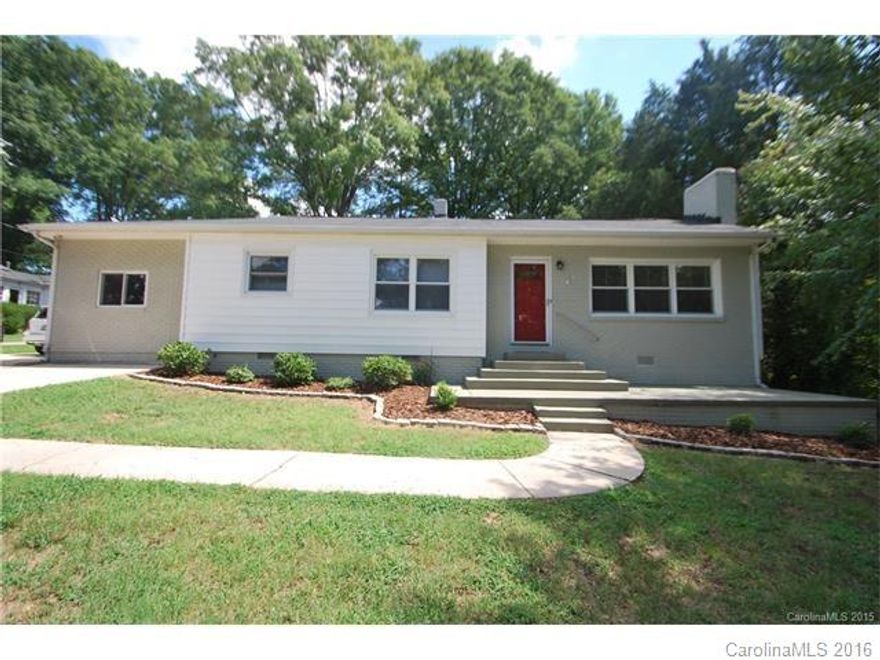 Cute as a button and minutes to Union Street in Concord, this quaint bungalow sits on a quite street. Beautiful hardwood floors feature in the living room with fireplace, which is open to the dining room with hardwood flooring. Kitchen has white cabinets and appliances. Two spacious bedrooms. Flex room could be a small bedroom or office. Garage was finished to another room and is now the great room. Great flex space.