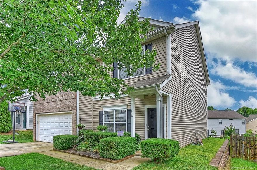 Welcome home!  Main level has an open floor plan with new paint, large kitchen with plenty of counter space and lots of cabinets.  Huge laundry room and pantry combination.  Upstairs has a loft area for bonus/playroom/office space, master suite, and three other bedrooms.  Great back yard.  New garage door and garage door opener. Close to amenities.  Now just waiting on you and your personal touch.