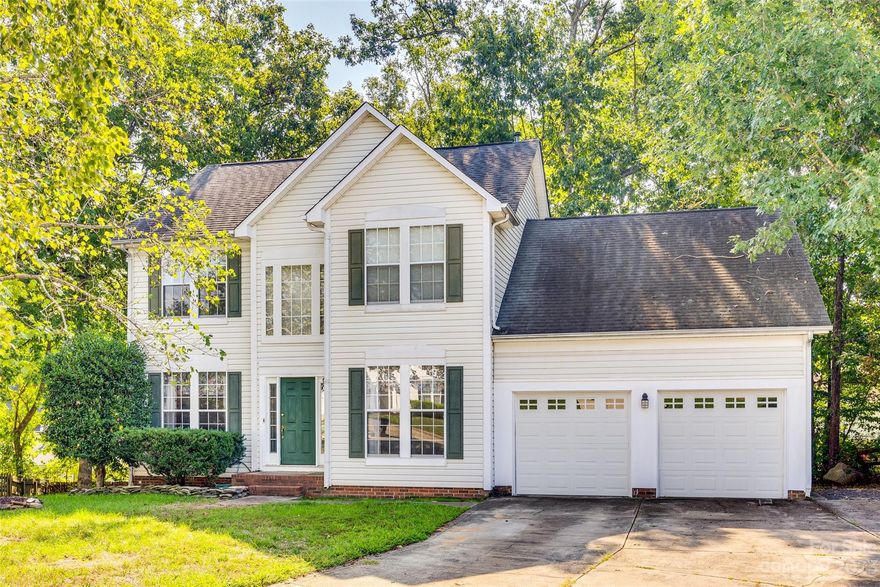 Welcome to your new home! This property boasts a spacious open floor plan, with tons of natural light and an inviting atmosphere. Huge 4th bed/bonus area upstairs! The primary suite is a true retreat with tray ceilings and a  GORGEOUS recent remodel on the bathroom featuring tasteful tile, double vanities, a large soaking tub and walk-in shower. Enjoy your morning coffee wrapped up in nature on the back deck! Nestled within the coveted Northwoods community, you'll enjoy a wealth of amenities with low annual HOA dues. Take advantage of the community pool, clubhouse, and playground for recreation and relaxation. Situated with easy access to I-485 for your commute and nearby to a variety of dining and shopping. Additionally, you're just a short drive away from the vibrant heart of uptown Charlotte. Schedule a showing today!