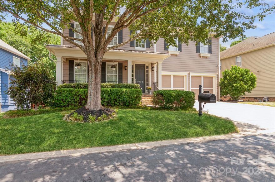 Location is truly everything w/this well-kept, 4 Bdrm home in Desirable Bridgehampton.  This 2-story, full basement, home has been meticulously maintained.  The home has a great flow for entertaining and family living.Gather around the large kitchen island with your guests and family! Don't miss the hidden cabinet on the kitchen counter for your cooking oils,etc. The sunroom overlooks the private garden oasis.   In the evenings head up to the theater room equipped w/ remote control curtains to assist in the perfect setting for your favorite movies. 
The oversized primary has his and hers walk-in closets.  The full basement has a full bathroom and room to convert into an 5th bedroom. A walk out to the beautiful outdoor sanctuary.  
  Easy access to shopping and entertainment in Redstone, The Bowl, Blakeney, Stonecrest, Fort Mill, Indian Land. This is a home you can not miss!