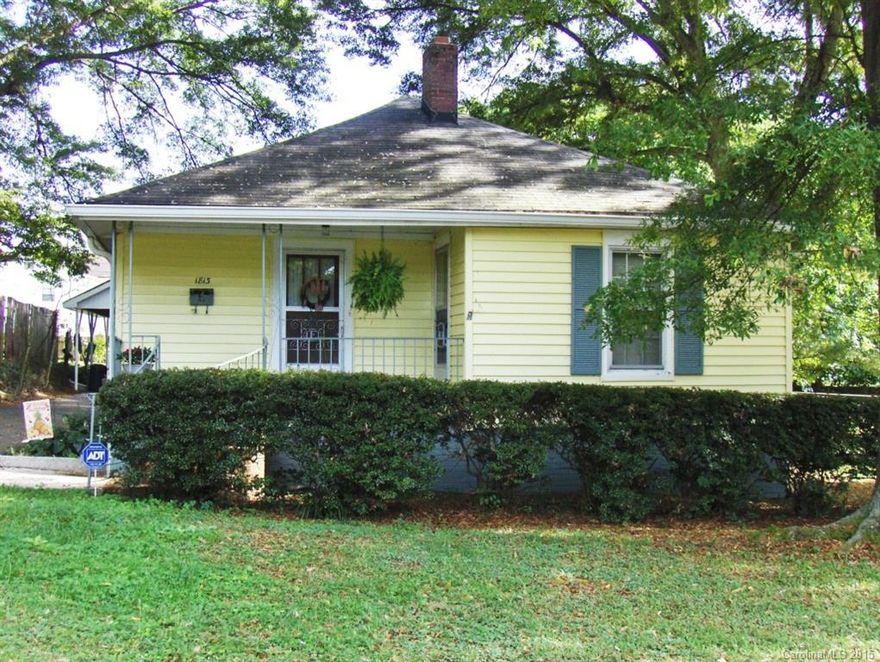 Well-kept 3 bedroom, 1 bath bungalow on a quiet street shaded with large oak trees. This home has all the charm that you're looking for. Living room has a fireplace with gorgeous mantle. Large, spacious eat-in kitchen is the heart of this home. The character of this 1930's era home can't be matched with new construction. A welcoming front porch with curved stairway beckons for guests to take a rest under the massive oak trees. Location is excellent - only 2 minutes to I-85.