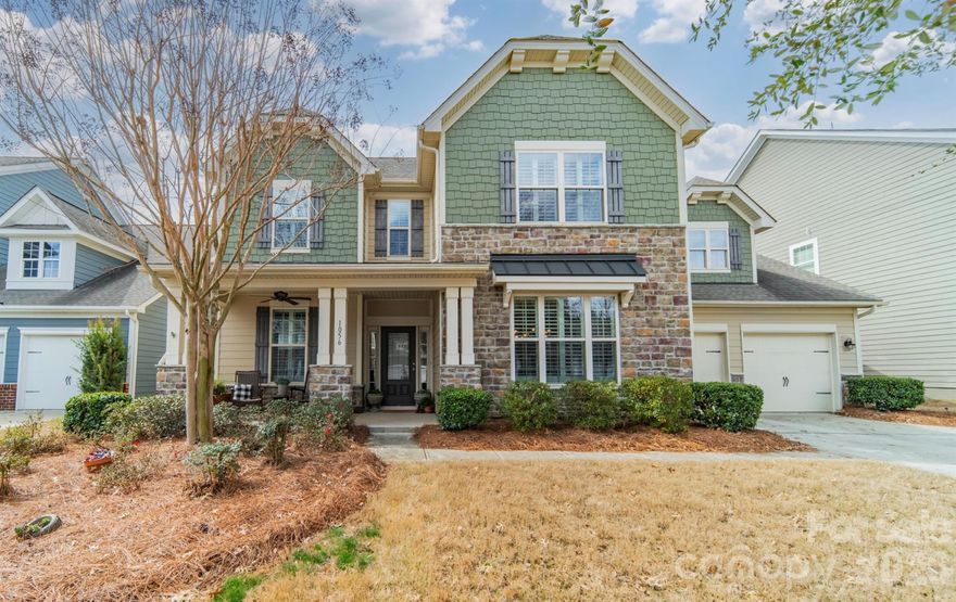Stunning 5-bedroom home in the popular Waterside at the Catawba neighborhood of Fort Mill! This sought-after layout flows effortlessly from the private study and formal dining room into an open living area with a gas fireplace and a chef’s kitchen that’s truly the heart of the home—complete with dual ovens, a gas range, a butler’s pantry with built-in wine storage, and an additional walk-in pantry. The primary suite on the main level is your personal sanctuary, featuring a spa-like soaking tub and an oversized walk-in closet. Upstairs, three generous secondary bedrooms and two additional bathrooms, including one Jack-and-Jill, provide privacy for each member of the family, and an oversized 5th bedroom/bonus offers the perfect flex space for a media room or play space. But the real magic happens outside: whether you’re relaxing on the screened-in porch or hosting a cookout on the paver patio with its built-in grill, the lush landscaping and private backyard feel like a hidden retreat. Two new HVACs (2025)! Residents enjoy resort-style amenities including a fitness center, clubhouse, swimming pool, tennis courts, walking trails, and playgrounds. With shopping, dining, and entertainment just minutes away and access to award-winning Fort Mill schools, this home is the one you've been waiting for!